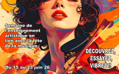 SEMAINE DE L&rsquo;ENSEIGNEMENT ARTISTIQUE – FETE DE LA MUSIQUE – LUZY – SAINT HONORE LES BAINS – CHÂTILLON EN BAZOIS – DU 15 AU 20 JUIN 26